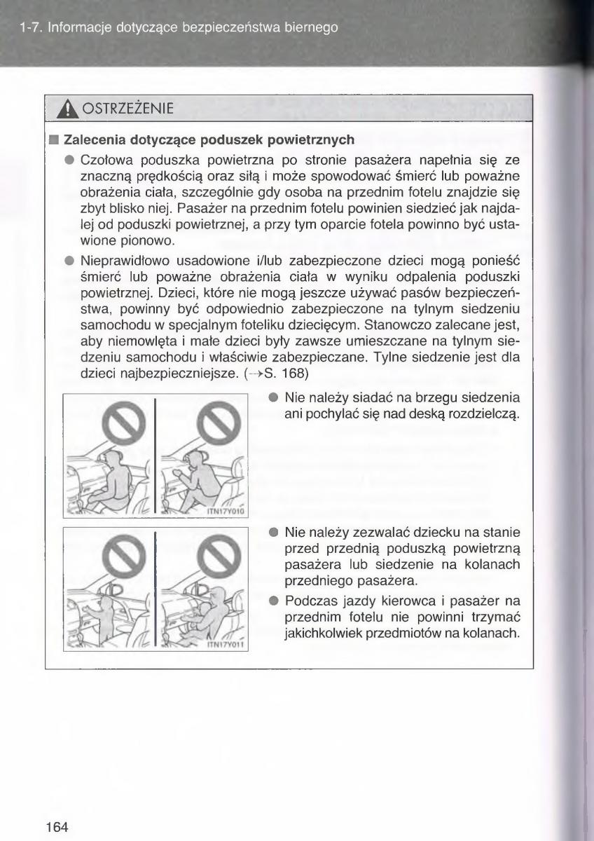 manual  Toyota Avensis III 3 instrukcja czesc1 / page 163