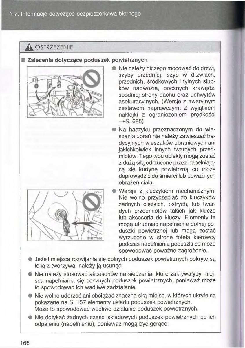 manual  Toyota Avensis III 3 instrukcja czesc1 / page 165