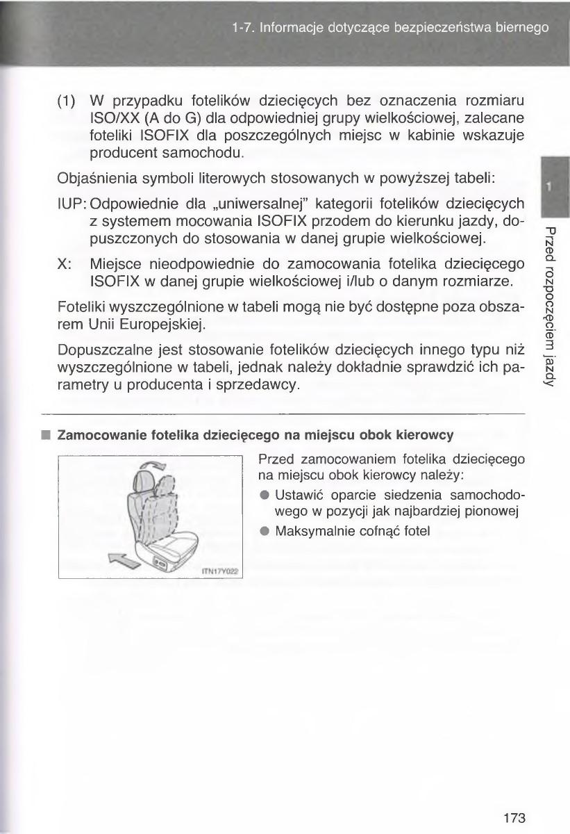 manual  Toyota Avensis III 3 instrukcja czesc1 / page 172