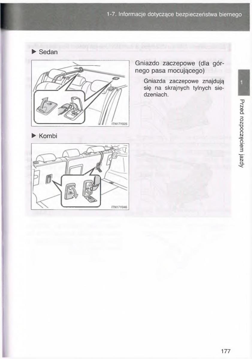 manual  Toyota Avensis III 3 instrukcja czesc1 / page 176