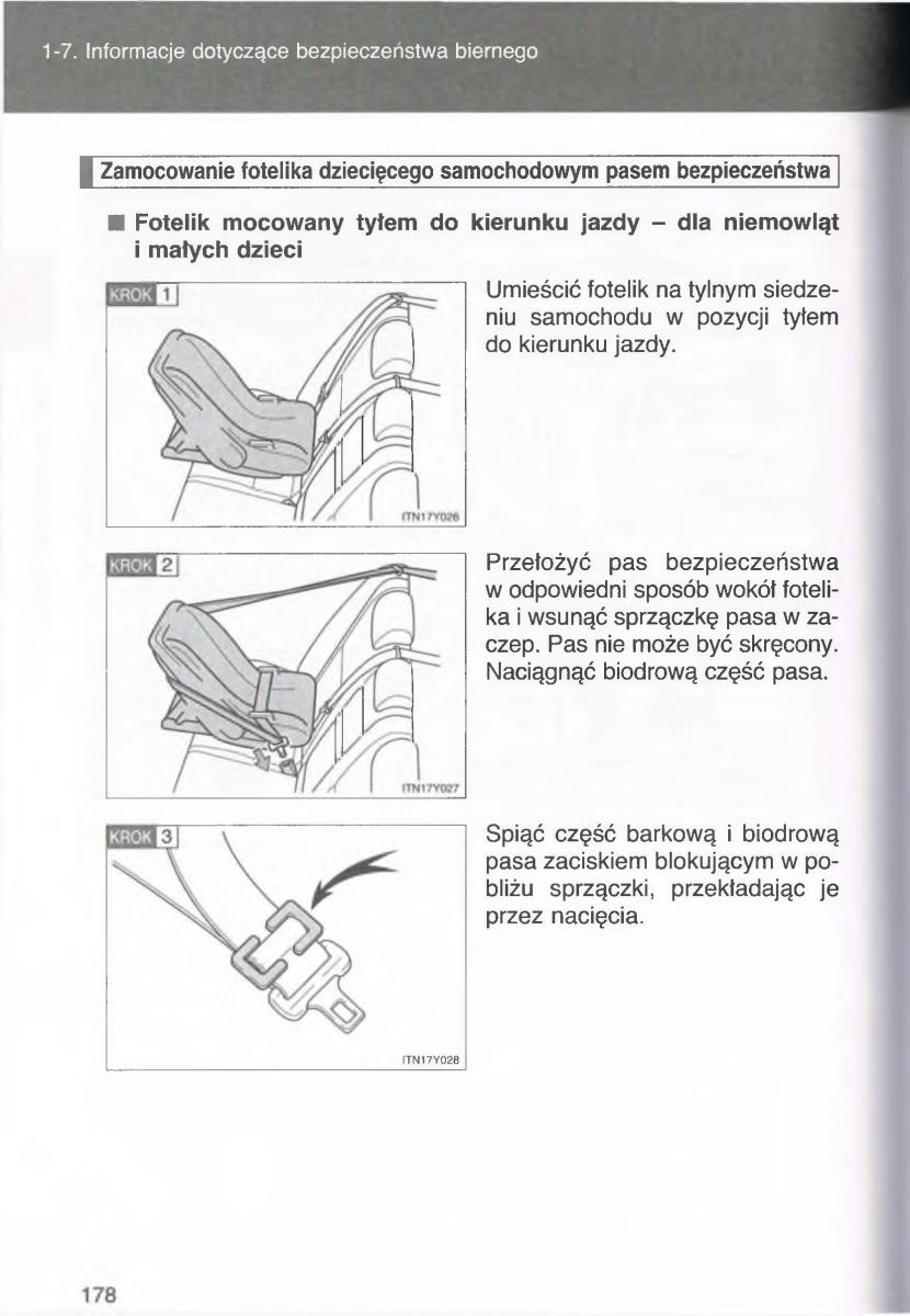 manual  Toyota Avensis III 3 instrukcja czesc1 / page 177