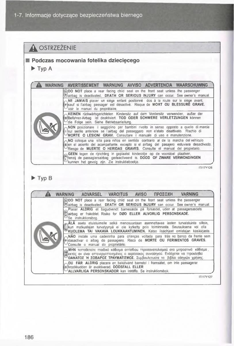 manual  Toyota Avensis III 3 instrukcja czesc1 / page 185