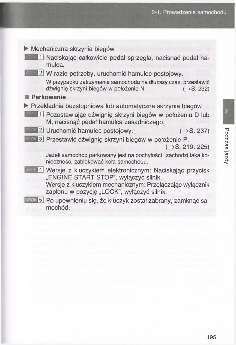 manual  Toyota Avensis III 3 instrukcja czesc1 / page 194