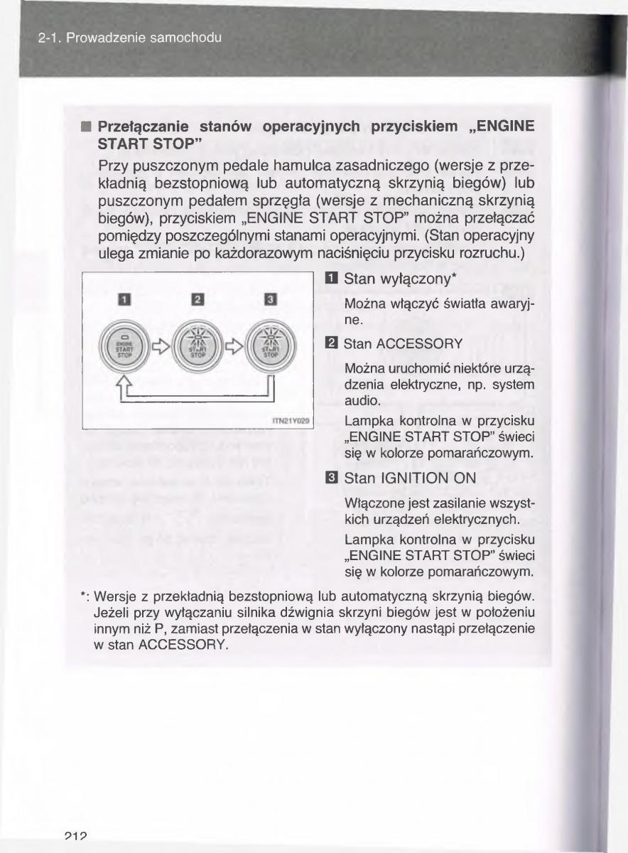 manual  Toyota Avensis III 3 instrukcja czesc1 / page 211