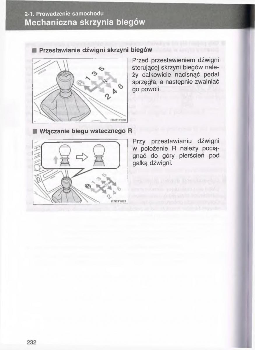 manual  Toyota Avensis III 3 instrukcja czesc1 / page 231