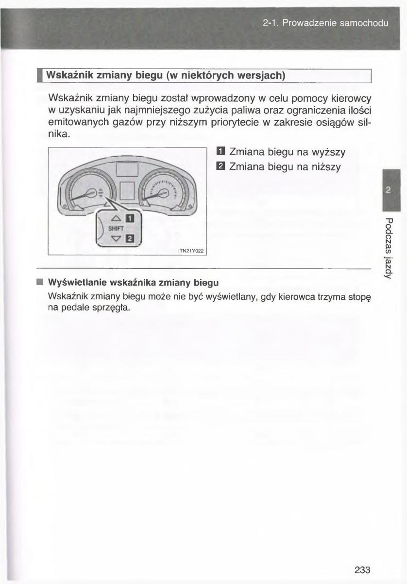 Toyota Avensis III 3 instrukcja obslugi czesc1 / page 232