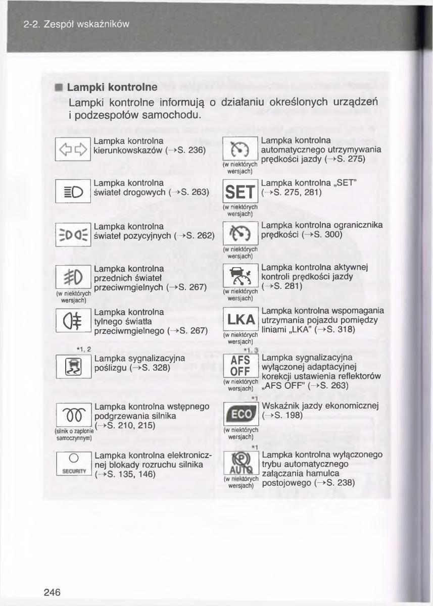 manual  Toyota Avensis III 3 instrukcja czesc1 / page 245