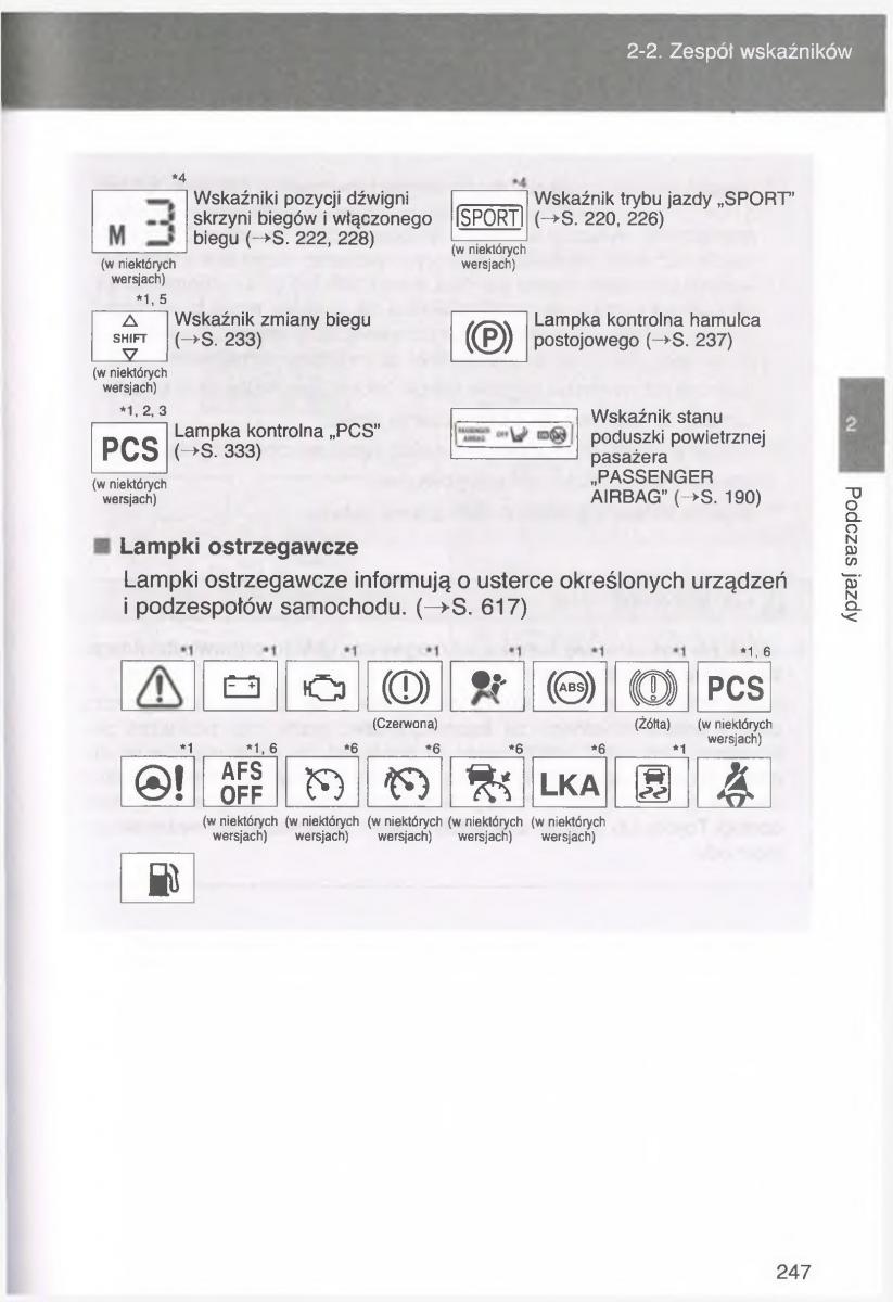 manual  Toyota Avensis III 3 instrukcja czesc1 / page 246