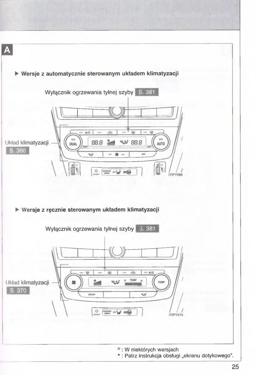 manual  Toyota Avensis III 3 instrukcja czesc1 / page 26