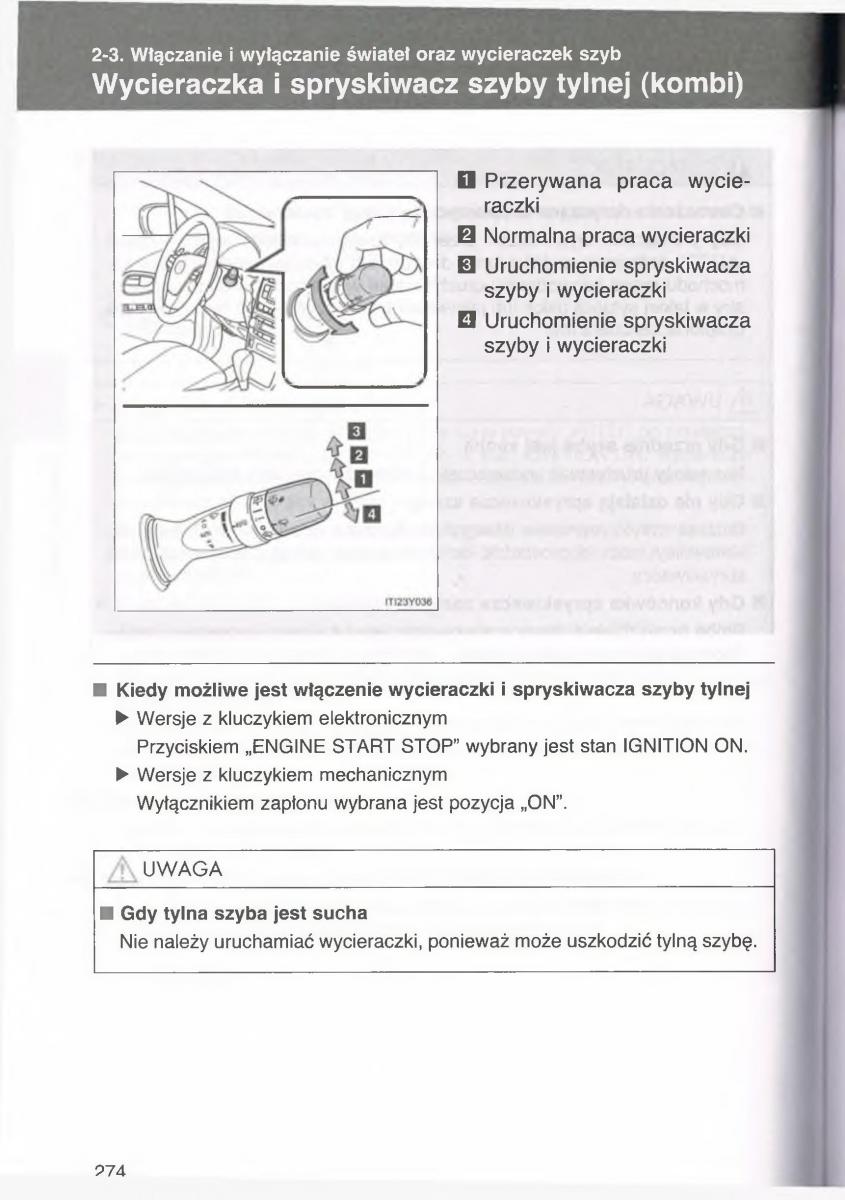 manual  Toyota Avensis III 3 instrukcja czesc1 / page 273