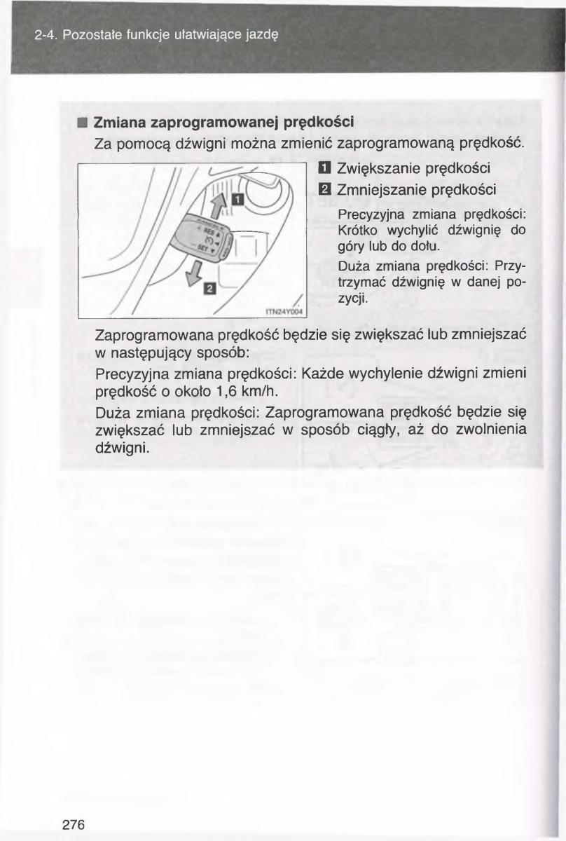 manual  Toyota Avensis III 3 instrukcja czesc1 / page 275