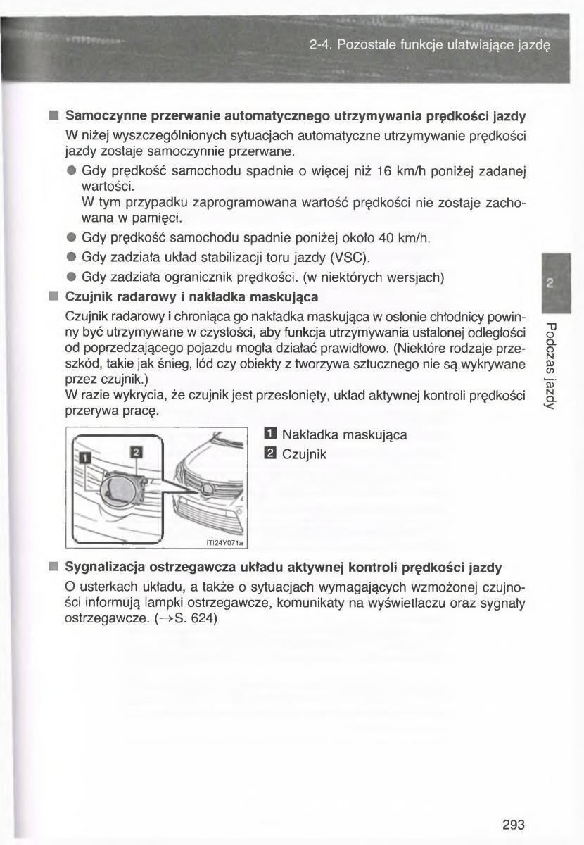 manual  Toyota Avensis III 3 instrukcja czesc1 / page 292