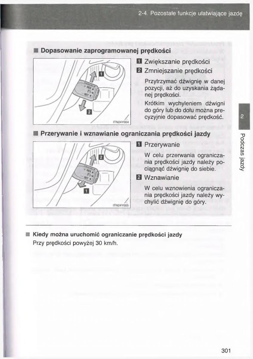 manual  Toyota Avensis III 3 instrukcja czesc1 / page 300