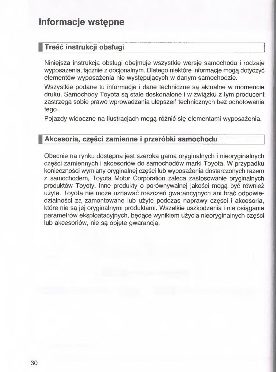 Toyota Avensis III 3 instrukcja obslugi czesc1 / page 31