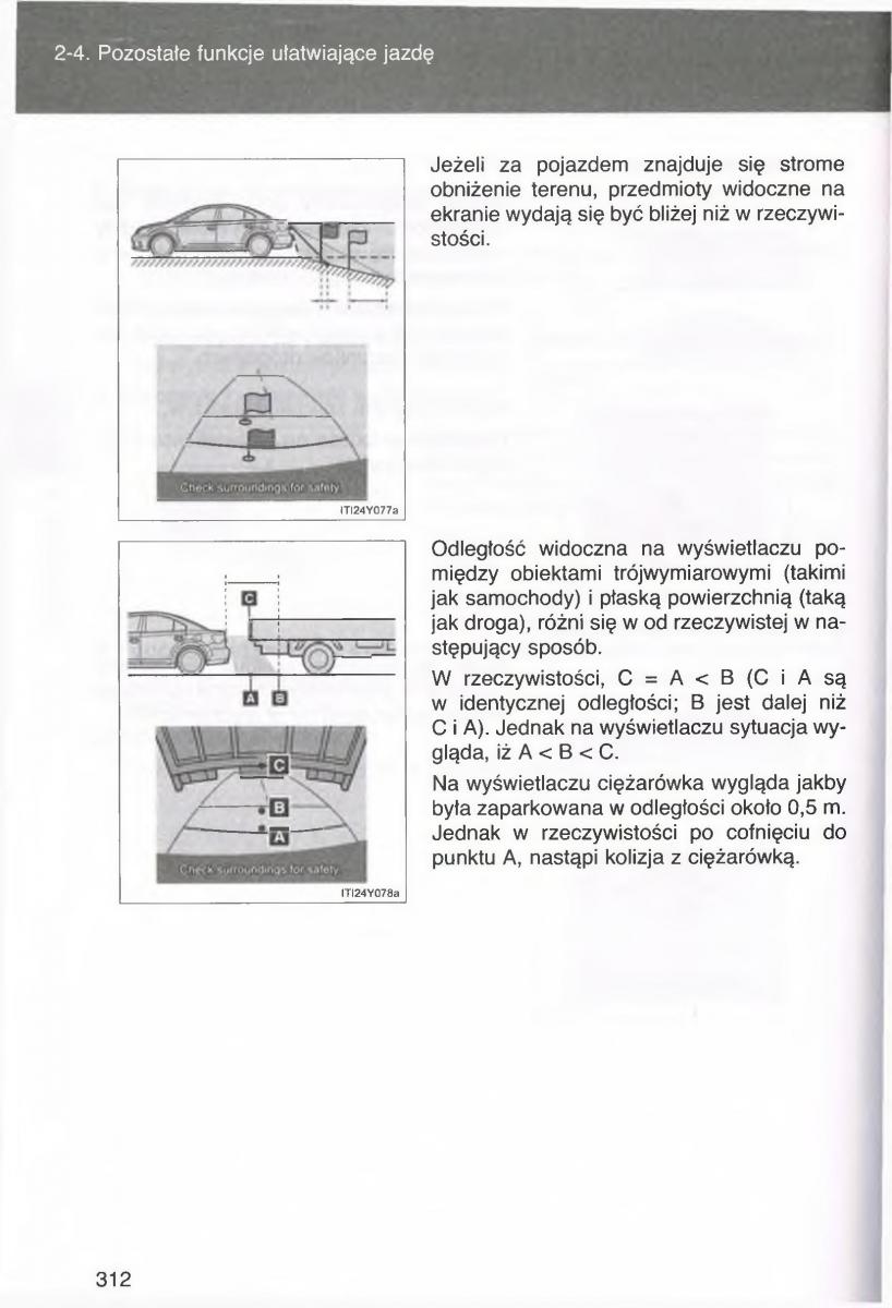 manual  Toyota Avensis III 3 instrukcja czesc1 / page 311