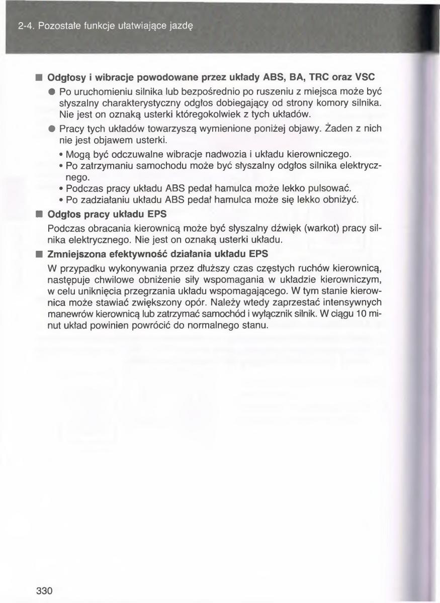 manual  Toyota Avensis III 3 instrukcja czesc1 / page 329