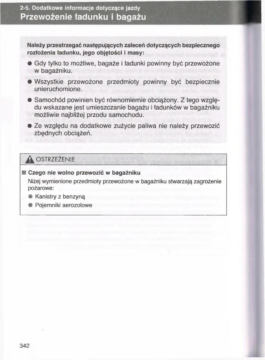 manual  Toyota Avensis III 3 instrukcja czesc1 / page 341