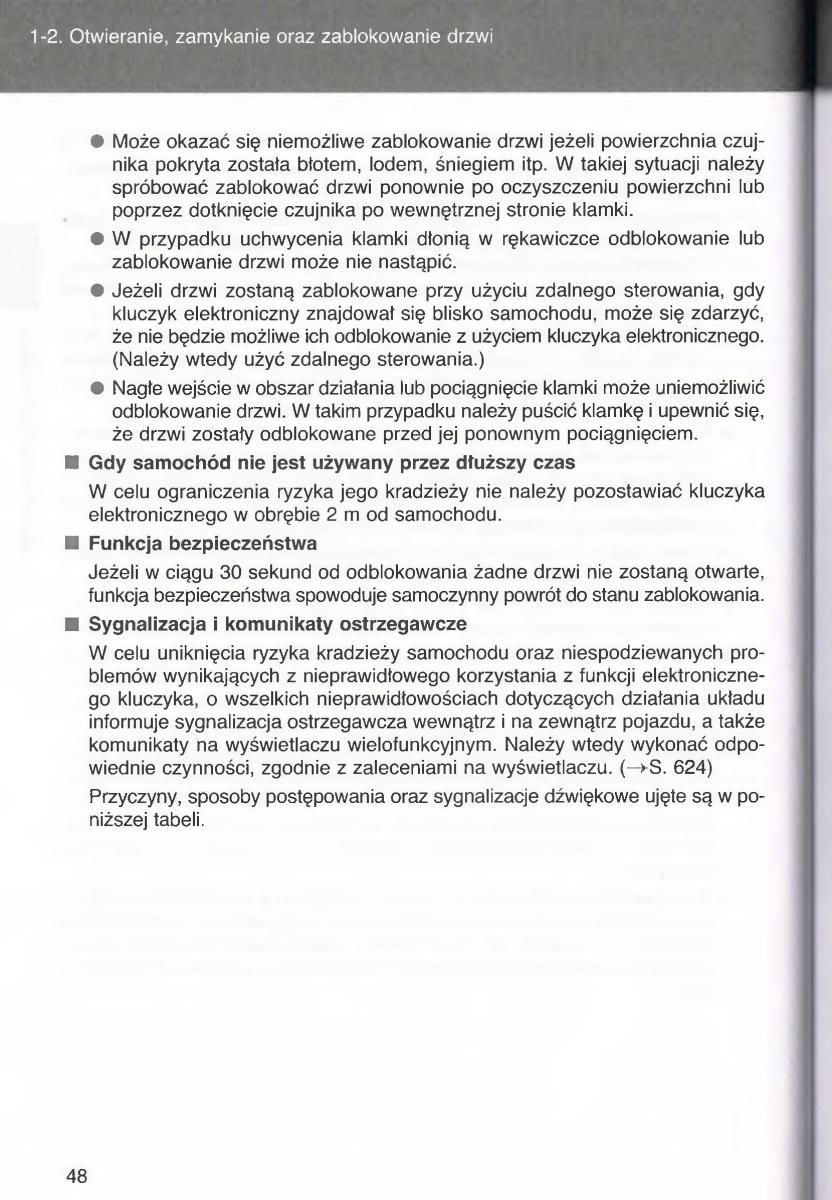 manual  Toyota Avensis III 3 instrukcja czesc1 / page 49