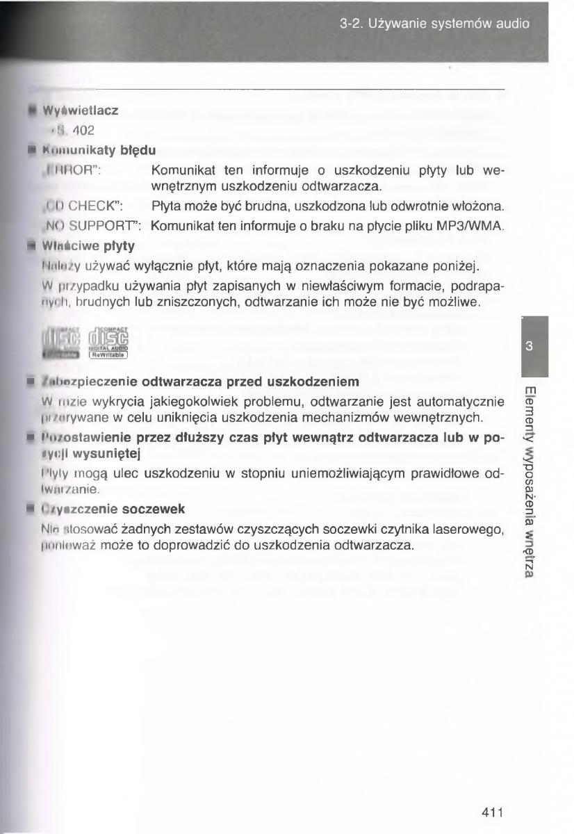 Toyota Avensis III 3 instrukcja obslugi czesc2 / page 56