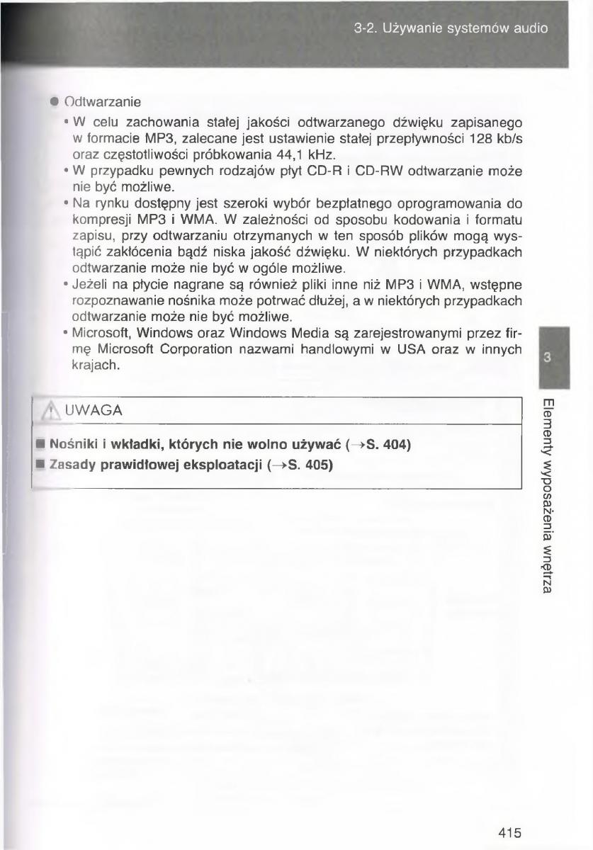 Toyota Avensis III 3 instrukcja obslugi czesc2 / page 60