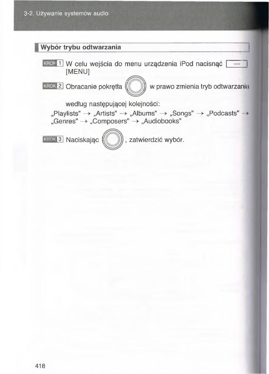 Toyota Avensis III 3 instrukcja obslugi czesc2 / page 63