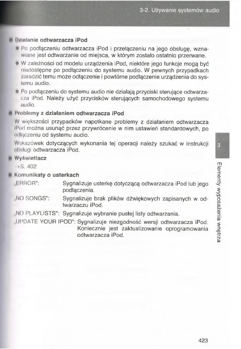 Toyota Avensis III 3 instrukcja obslugi czesc2 / page 68