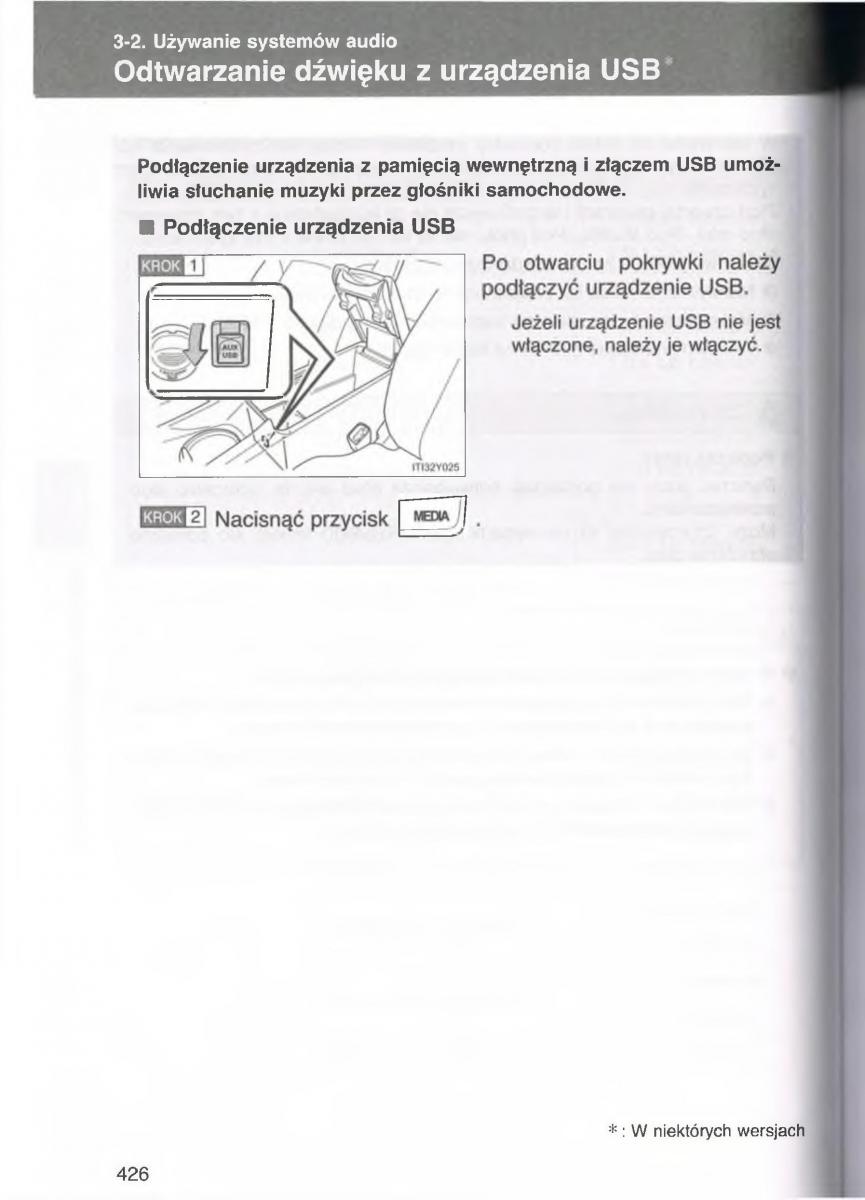 Toyota Avensis III 3 instrukcja obslugi czesc2 / page 71