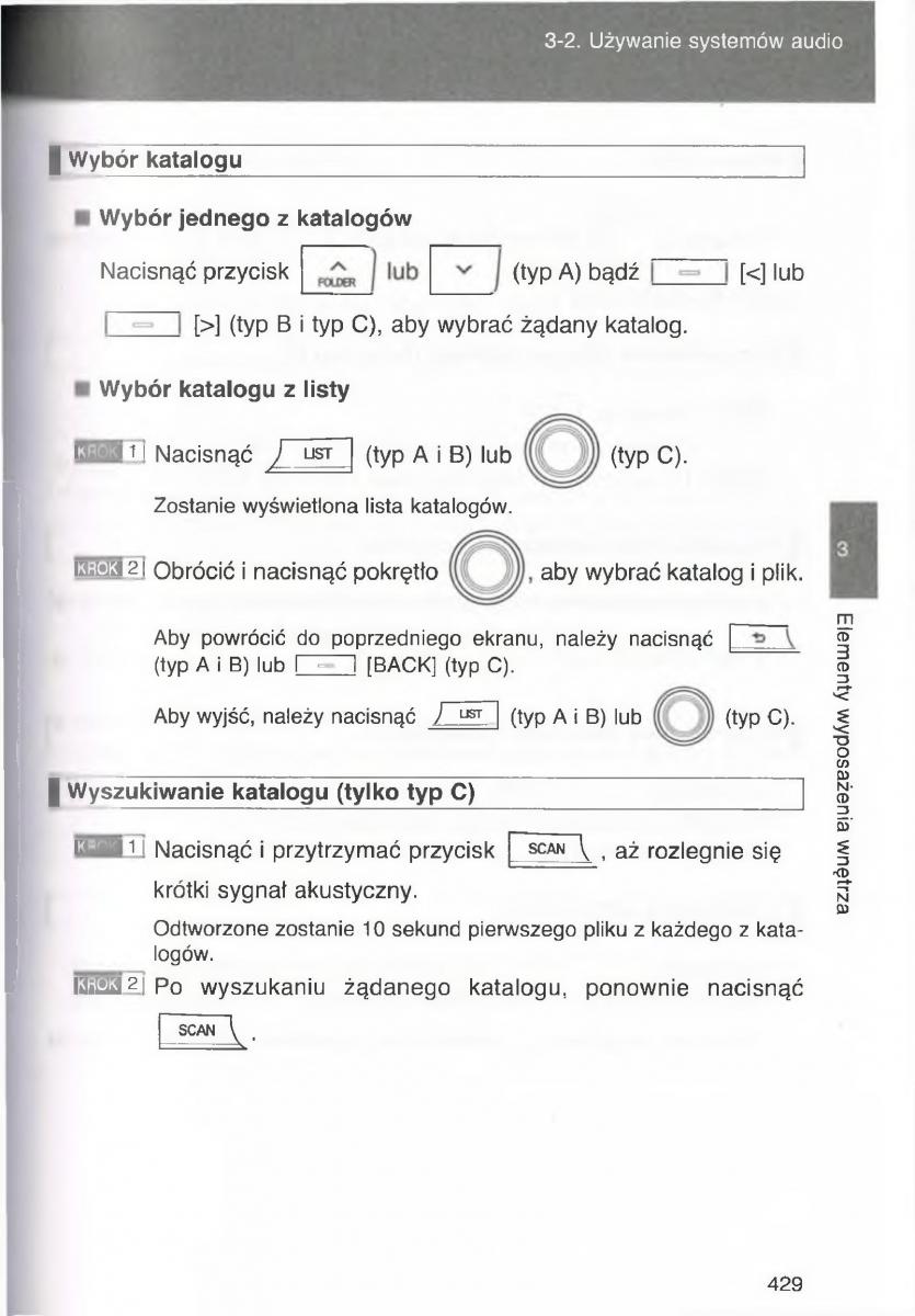 Toyota Avensis III 3 instrukcja obslugi czesc2 / page 74