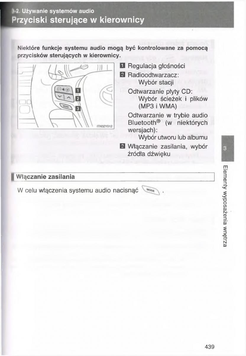 Toyota Avensis III 3 instrukcja obslugi czesc2 / page 84