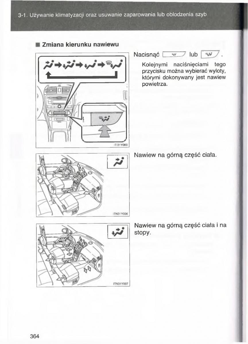 Toyota Avensis III 3 instrukcja obslugi czesc2 / page 9