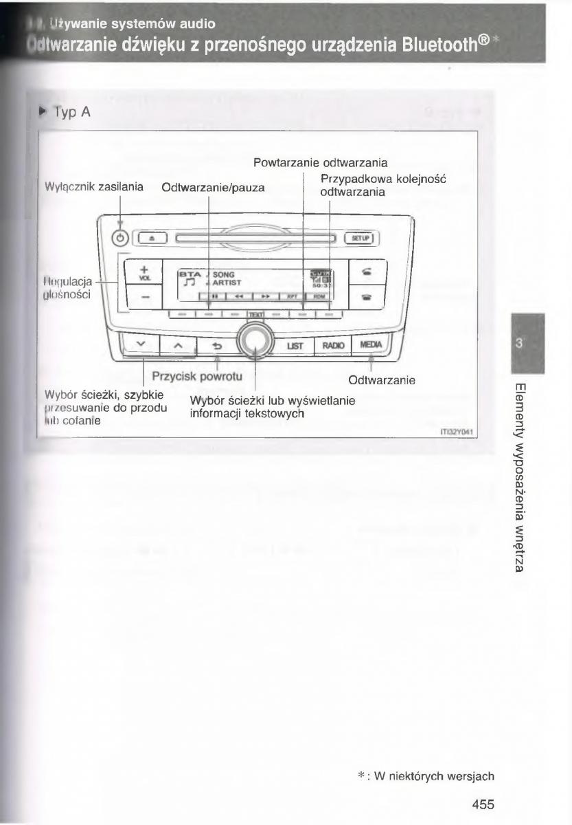 Toyota Avensis III 3 instrukcja obslugi czesc2 / page 100