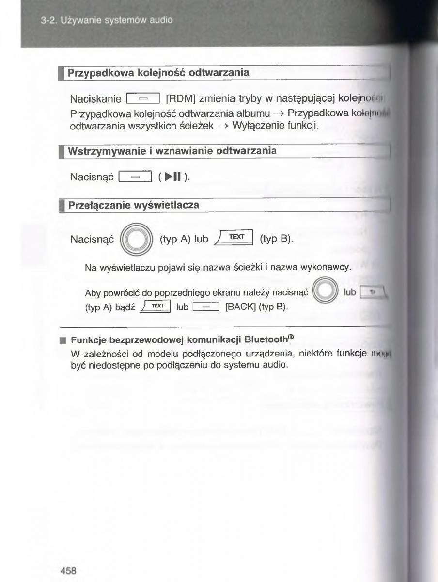 Toyota Avensis III 3 instrukcja obslugi czesc2 / page 103