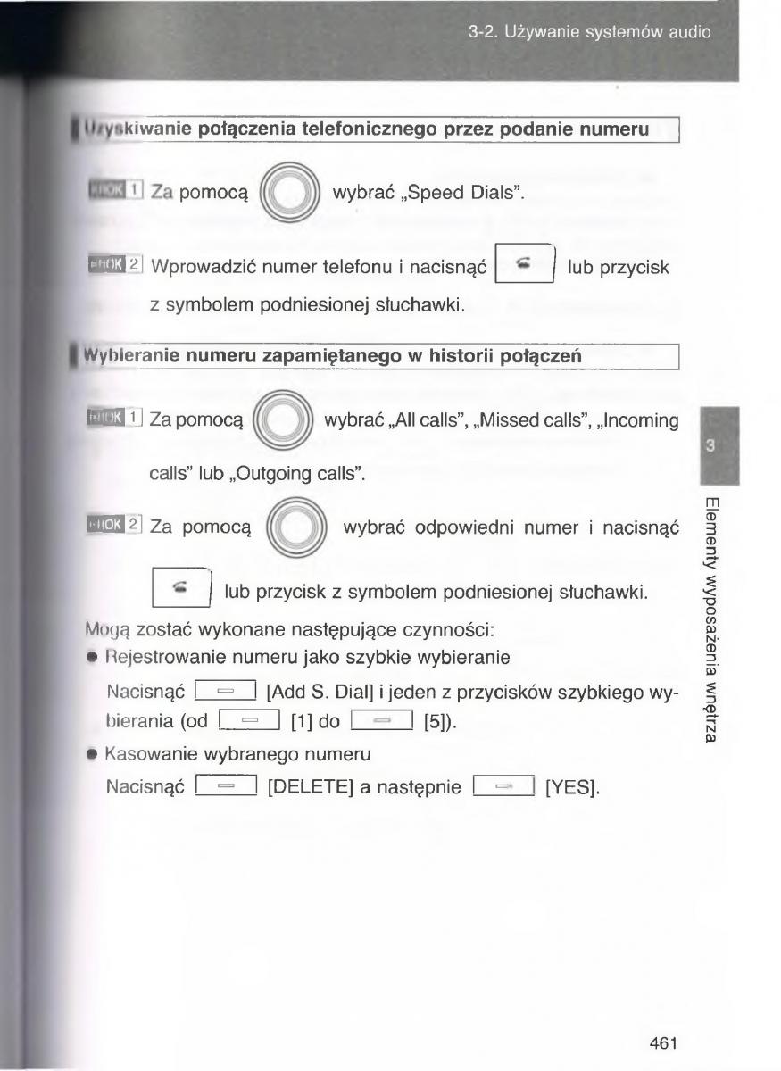 Toyota Avensis III 3 instrukcja obslugi czesc2 / page 106