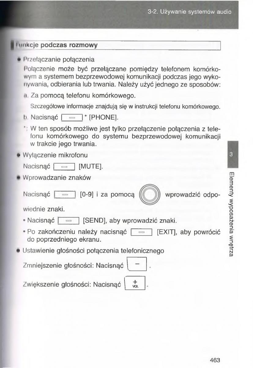 Toyota Avensis III 3 instrukcja obslugi czesc2 / page 108