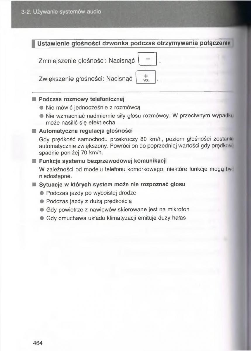 Toyota Avensis III 3 instrukcja obslugi czesc2 / page 109