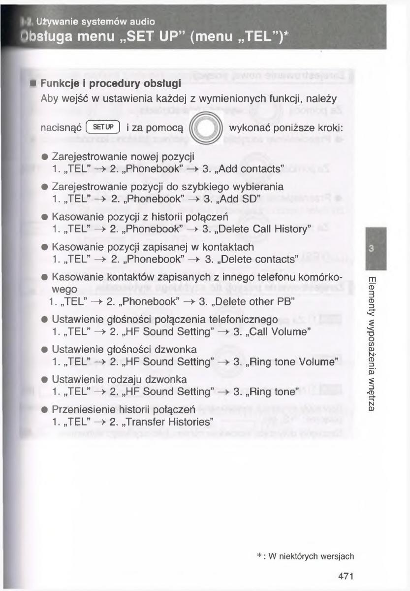 Toyota Avensis III 3 instrukcja obslugi czesc2 / page 116