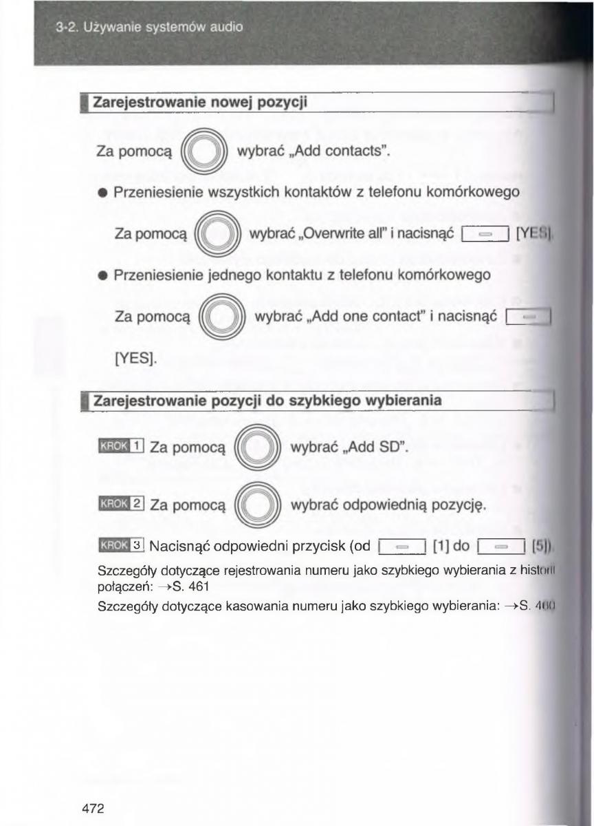 Toyota Avensis III 3 instrukcja obslugi czesc2 / page 117