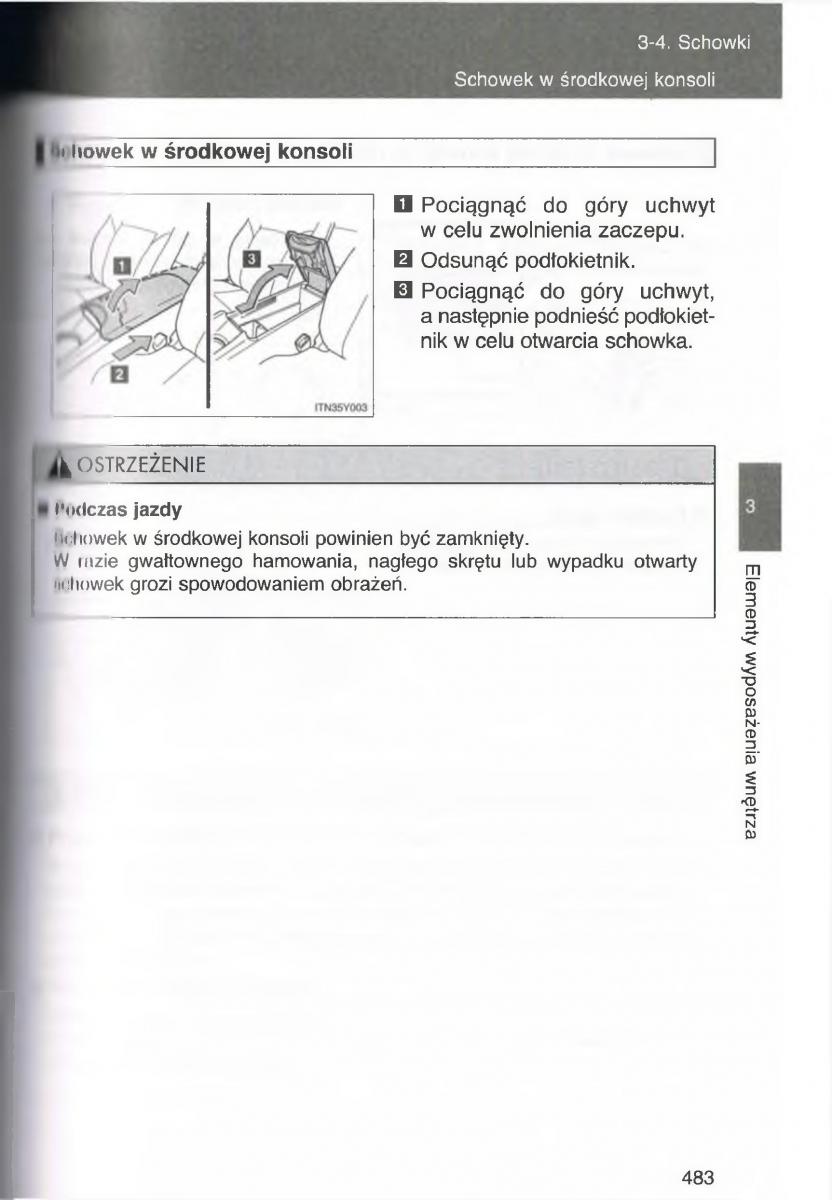 Toyota Avensis III 3 instrukcja obslugi czesc2 / page 128