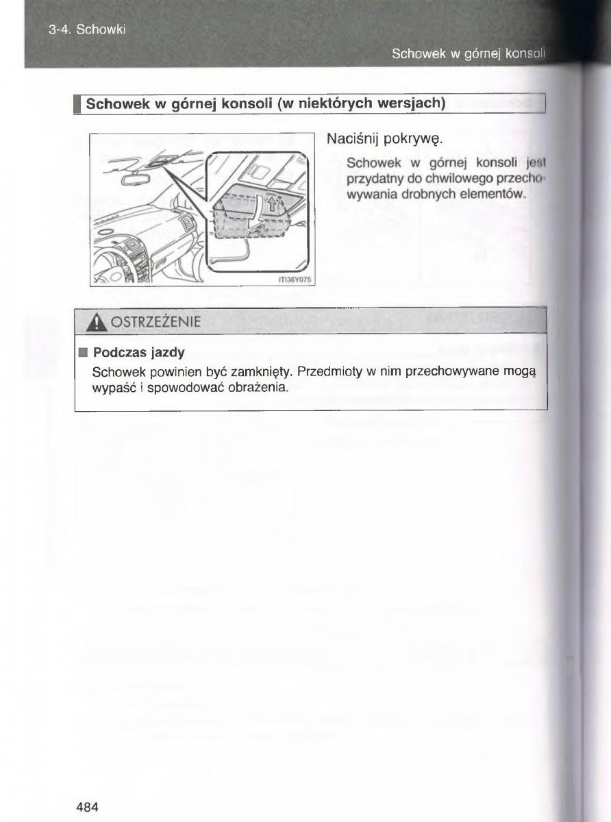 Toyota Avensis III 3 instrukcja obslugi czesc2 / page 129