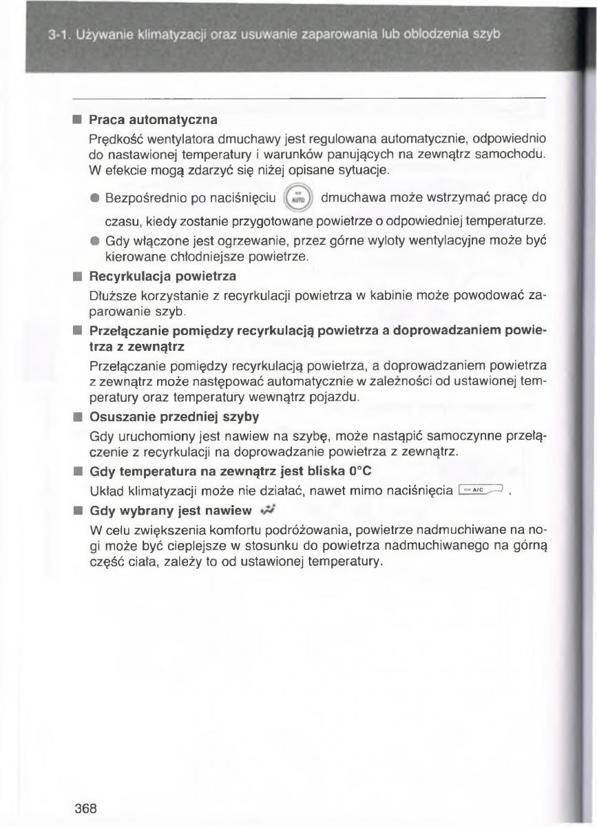 Toyota Avensis III 3 instrukcja obslugi czesc2 / page 13