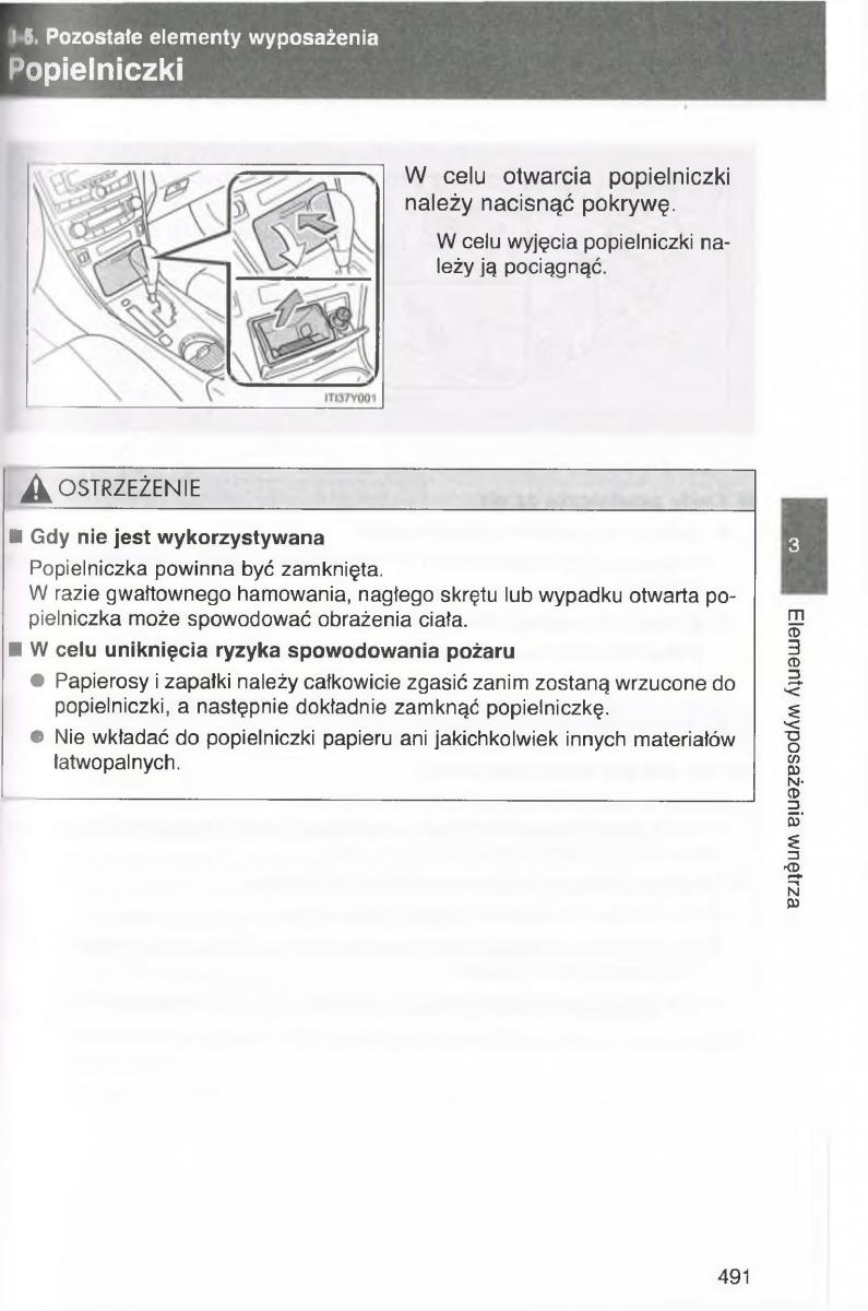 Toyota Avensis III 3 instrukcja obslugi czesc2 / page 136