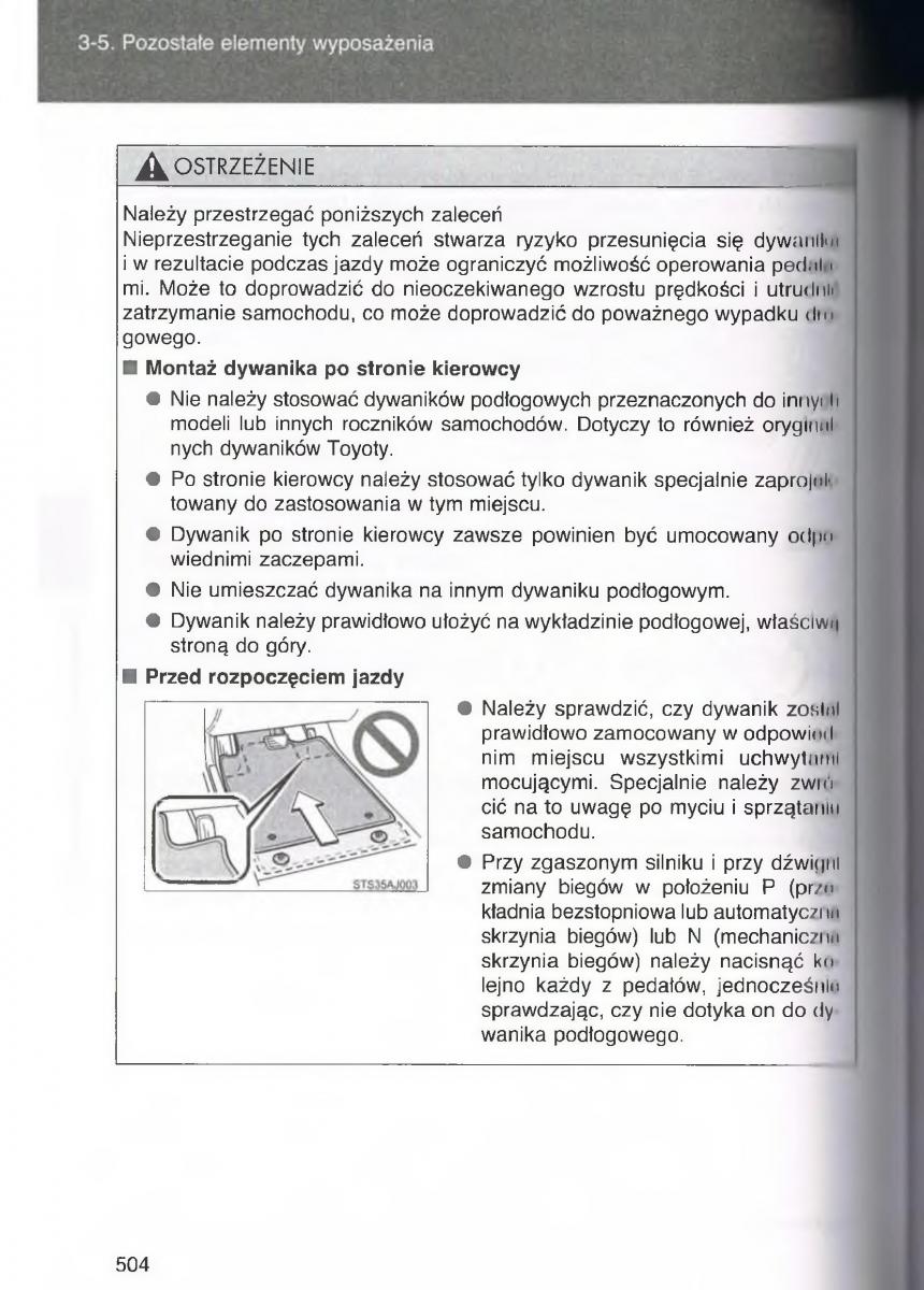 Toyota Avensis III 3 instrukcja obslugi czesc2 / page 149