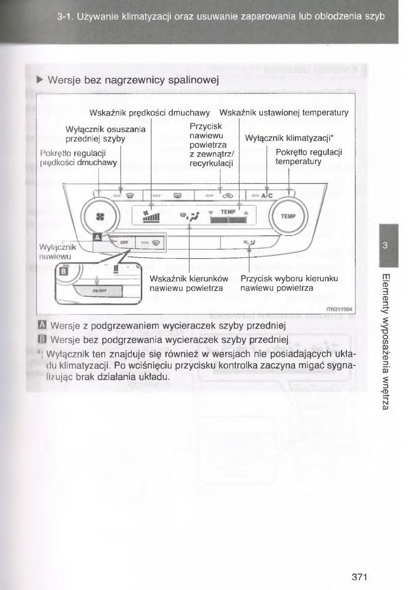 Toyota Avensis III 3 instrukcja obslugi czesc2 / page 16