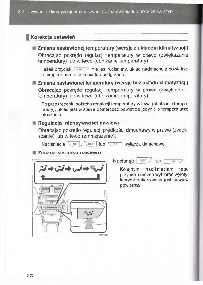 Toyota Avensis III 3 instrukcja obslugi czesc2 / page 17