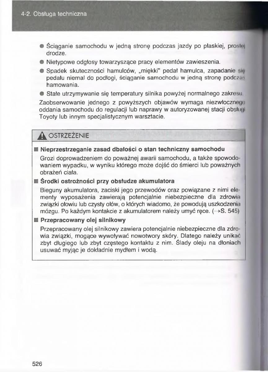 Toyota Avensis III 3 instrukcja obslugi czesc2 / page 171