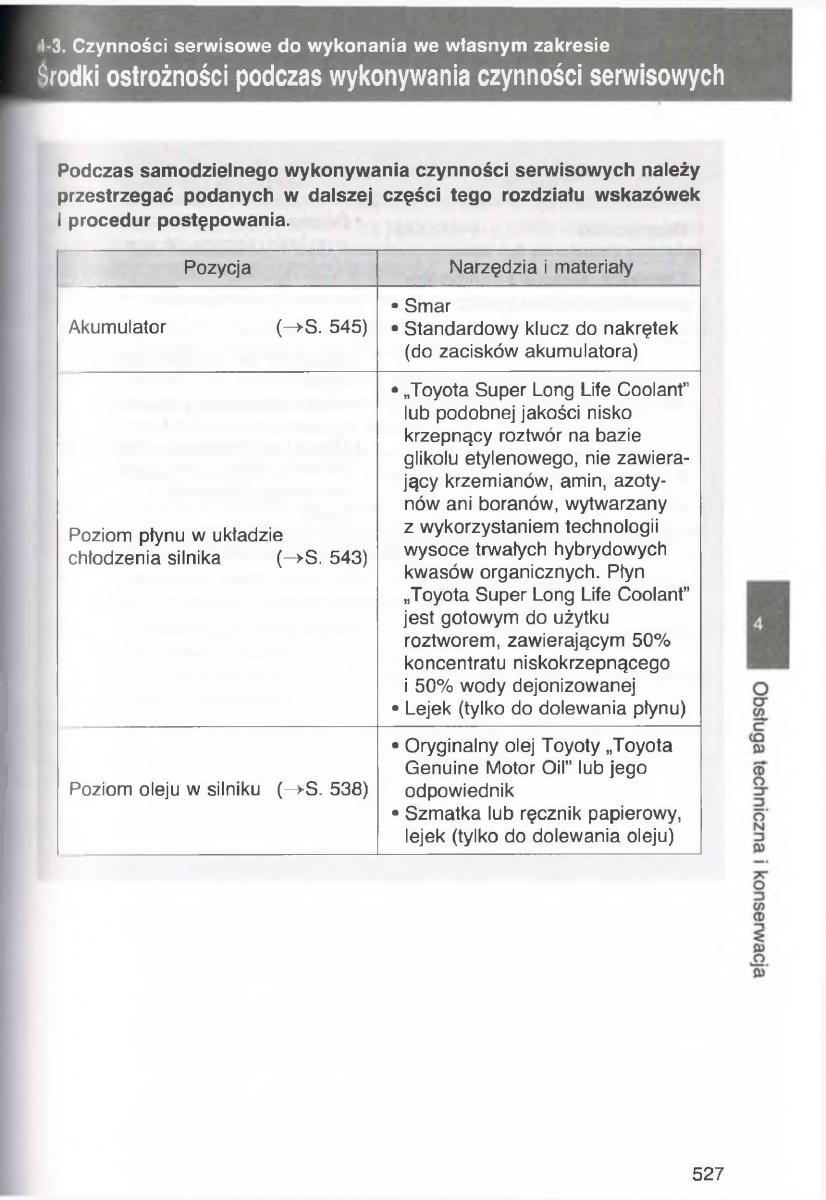 Toyota Avensis III 3 instrukcja obslugi czesc2 / page 172