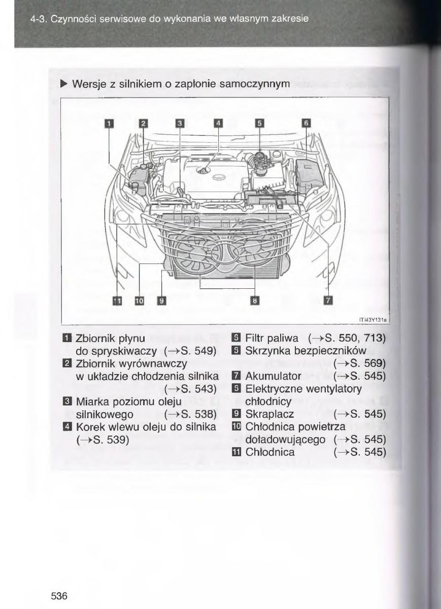 Toyota Avensis III 3 instrukcja obslugi czesc2 / page 181