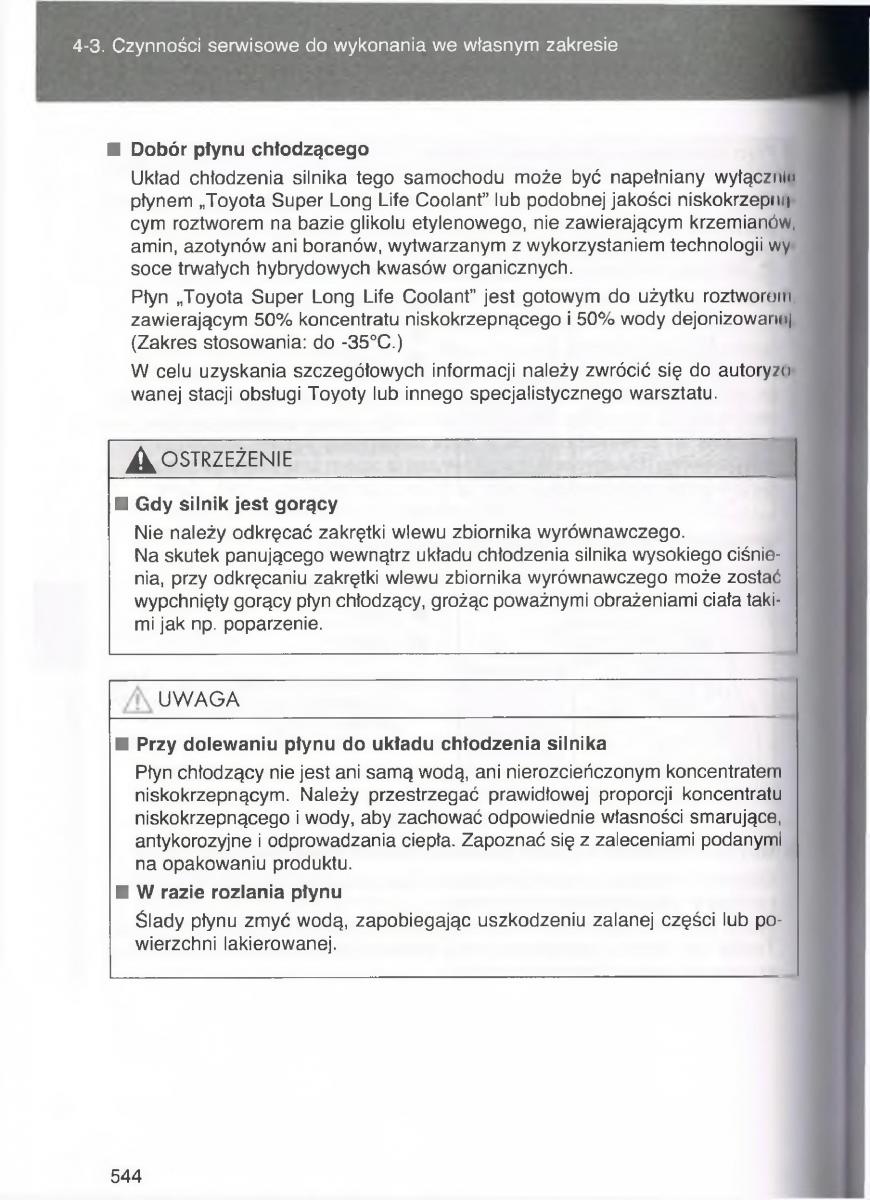 Toyota Avensis III 3 instrukcja obslugi czesc2 / page 189