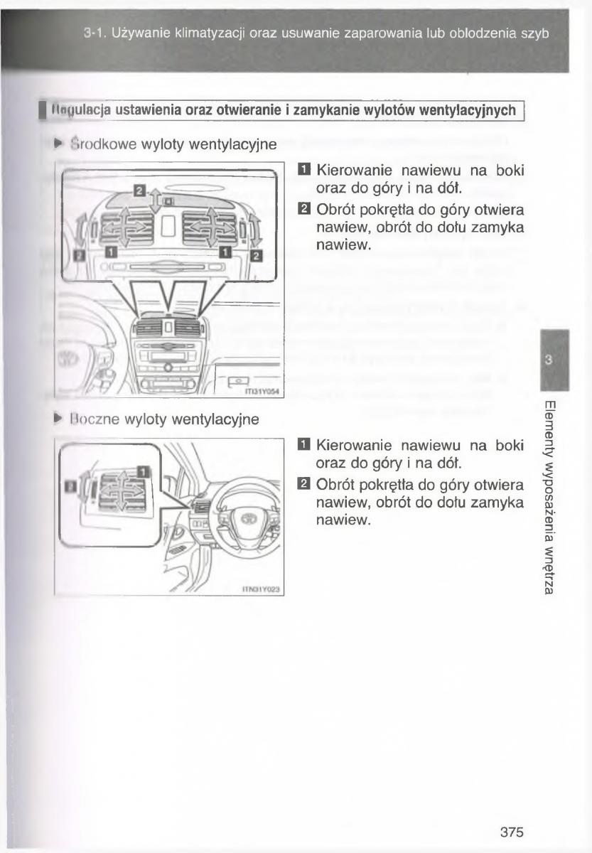 Toyota Avensis III 3 instrukcja obslugi czesc2 / page 20