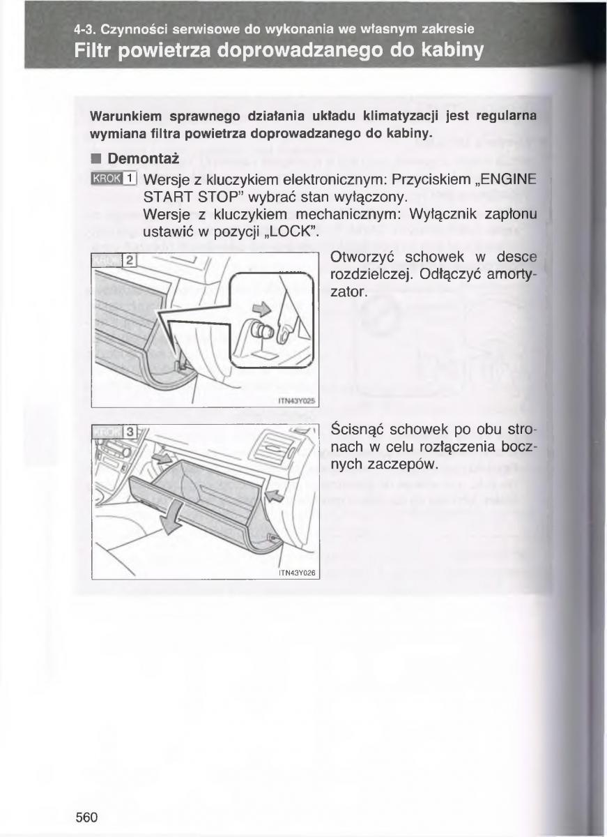 Toyota Avensis III 3 instrukcja obslugi czesc2 / page 205